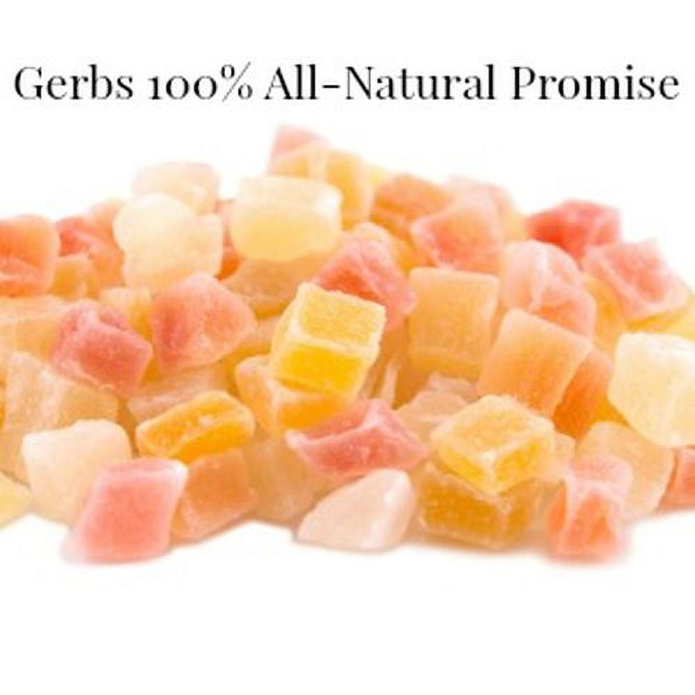 Dried Mango, Pineapple, Papaya Fruit Mix by Gerbs - 2 LBS - Unsulfured - Top 14 Allergen Free & NON GMO