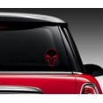 thumbnail image 4 of 2 x PVC Stickers Skull Punisher Black Red Decal B 19, 4 of 5