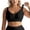 Black, variant on Wireless Bras for Women Plus Size 40 -46, Full Coverage T Shirt Unlined Seamless Mesh Bra with Underwire for Heavy