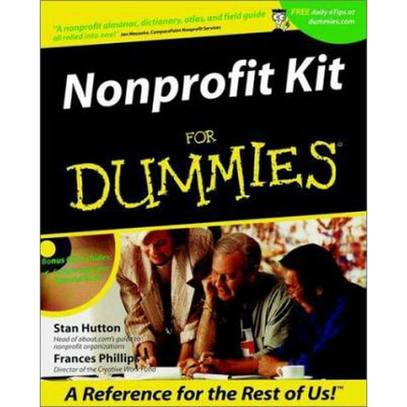 Pre-Owned Nonprofit Kit for Dummies? (Paperback) by Stan Hutton, Frances Phillips