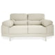 thumbnail image 4 of Sala de Piel Genuina 3-2 Sofá y Love Seat, 5 plazas, Modelo Lisboa, Color Marfil, Elegante, comodo y Moderno, Hecho en Mexico. Medidas: Sofá 220 X 85 X 90 cm, Love Seat 166 X 85 X 90 cm., 4 of 10