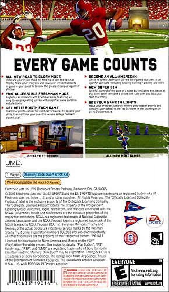 NCAA Football 10 - Sony PSP - Walmart.com
