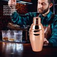 thumbnail image 3 of Cocktail Shaker,304 Stainless Steel Bar Shaker,Three Stage Mixer,Bartender Tool for Home Bartending Kit (500ml), 3 of 9