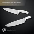 thumbnail image 2 of Cuchillo Chef Profesional 12 Pulgada Acero Inoxidable Cocina, 2 of 7