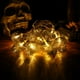 thumbnail image 5 of Guirnalda de luces LED de Halloween de 1,5 m con 10 luces LED a pilas, con forma de calavera, para decoración de fiestas, patios y jardines (pilas no incluidas)., 5 of 7