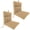 Rave Birch, variant on Jordan Manufacturing 44" x 22" Jeness Pewter Gray Damask Rectangular Outdoor Chair Cushion with Ties and Hanger Loop (2 Pack)