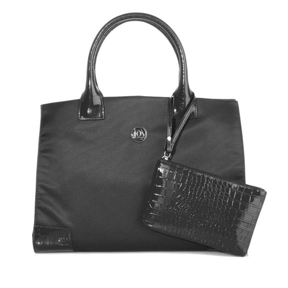 JOY E*Lite Chic TuffTech & Croco-Embossed Tote & Wristlet with RFID