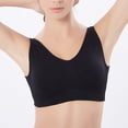 thumbnail image 4 of Toystoory Nuevo Sujetador deportivo suave para mujer, chaleco deportivo elástico cómodo para gimnasio y Yoga Uniforme atlético negro XXXL, 4 of 6