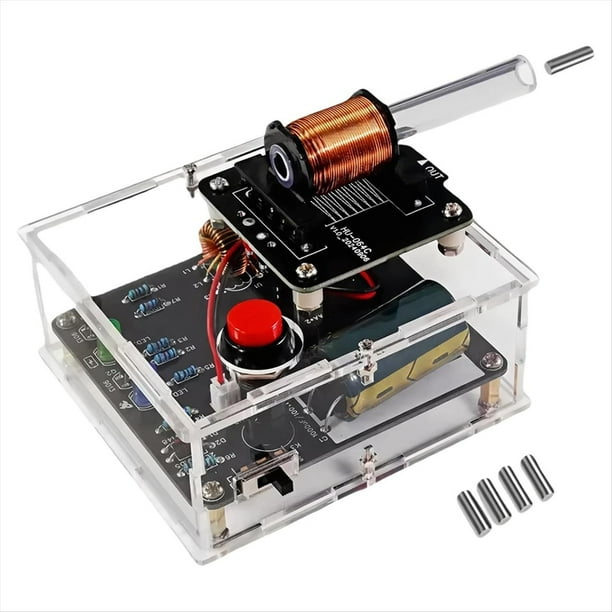 Kit de Práctica de Soldadura para Proyectos STEM, Juguetes de Bricolaje, Lanzador Magnético Eléctrico, Kit Electrónico Educativo para Adolescentes, Niños y Niñas.