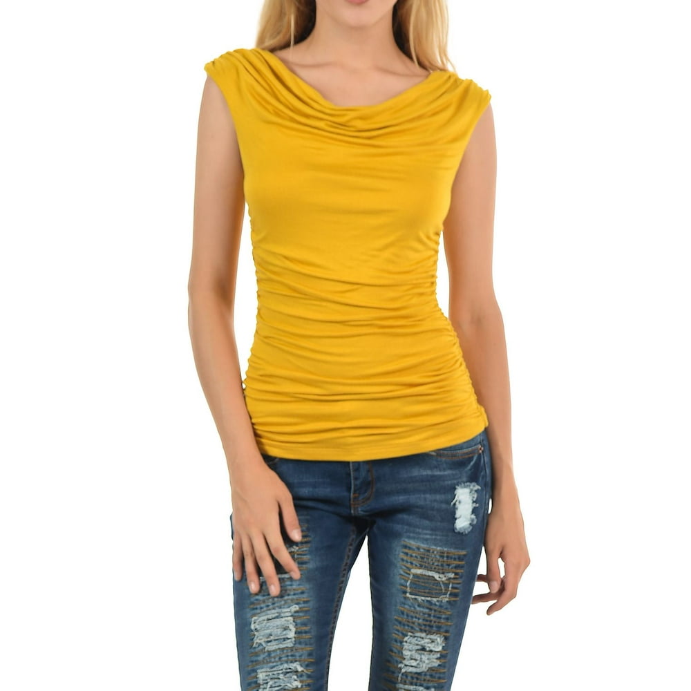 Aulin Collection Auliné Collection Womens Career Solid Color Ruched