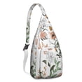 thumbnail image 1 of Sac à Dos Floral d'Été - Design Fleurs et Feuilles Tropicales, Compagnon de Voyage Léger, 1 of 4