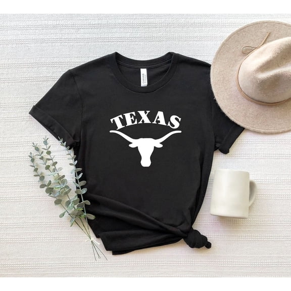 Texas Longhorn Shirt, Texas State T-Shirt, Texas Lover Shirts, Country Music Shirt, College Tee, Austin Texas Shirt, Cow Skull Shirt All Size S-5Xl