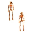 thumbnail image 1 of SuChun Party Photo Booth Props Small Halloween Skeleton Statues Perfect For Scary Party Decorations And DIY Outdoor House House Props Orange, 1 of 7