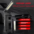 thumbnail image 3 of FungLam LED Work Light - USB Rechargeable COB Flashlight with Magnetic Base 360° Rotate - Portable, 3 of 9
