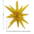 thumbnail image 2 of Star Balloons BBPOOL Gold Starburst, 22 cm, lámina de mylar, 6 unidades, 2 of 6