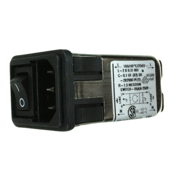 10CFS1 Module PWR ENT RCPT IEC320-C14 PNL