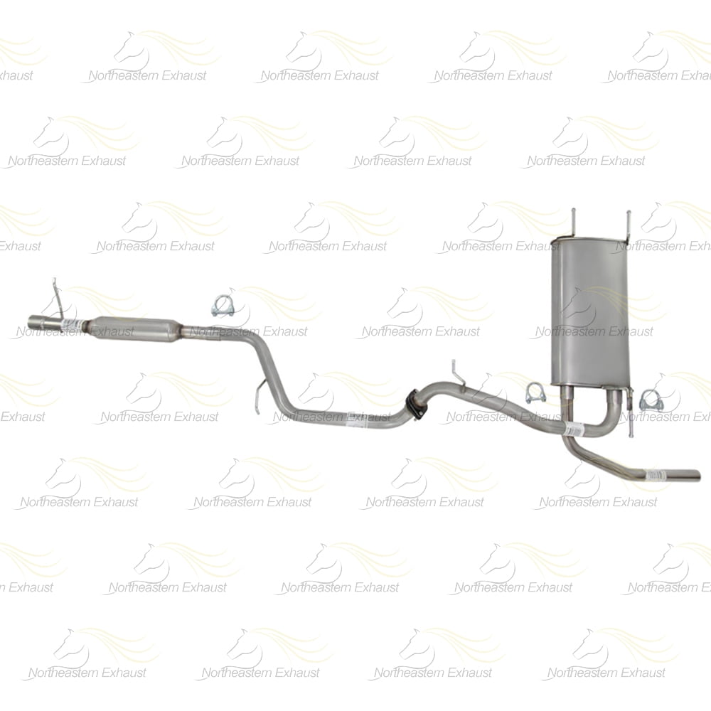 Stainless Steel Catalytic Back Exhaust System Kit Fits 2010–2013 Mazda 3 2.0L Direct Fit