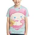 thumbnail image 5 of Sanrio Cinnamoroll Kids T-Shirt 3d Printed Graphic T-Shirts Boys And Girls Short Sleeve Shirts For Youth Kids X-Small, 5 of 6