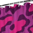 thumbnail image 3 of Pink and Black Of Leopard Print Shower Curtain 36"x72" ,Bathroom Decorative Shower Curtains Set with 12 Hooks,Modern Waterproof Washable Shower Curtain, 3 of 6