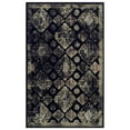 thumbnail image 2 of Mayfair Distressed Damask Indoor Area Rug by Blue Nile Nills - 4' x 6', Black, 2 of 5