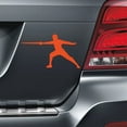 thumbnail image 2 of Magnets in Motion Fencer Male Car Magnet Orange, 2 of 4