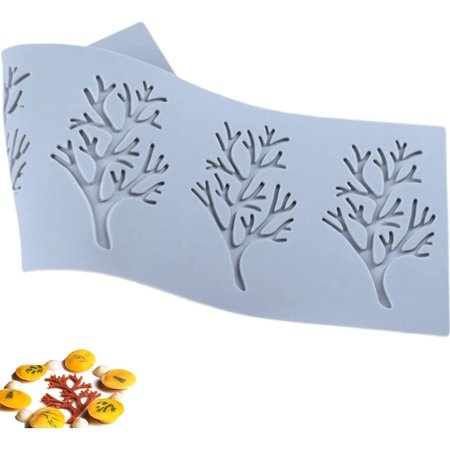 

Silicone Mold Leaves Fondant Tree Leaf Shape Silicone Mold Mold with Silicone Lace Mold Mat Silicone Molds Fondant Coral Leaf Silicone Mold Leaves Leaf for cake lace decoration