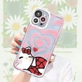 thumbnail image 5 of Funda de teléfono para iPhone 7 8 XS Max 12 15 Pro 13 Mini SE 11 Pro XR 14 Pro Max Marvel Spidermans Hello Kitty, funda transparente suave, 5 of 5