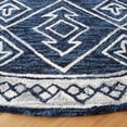 thumbnail image 3 of SAFAVIEH Metro Madrid Geometric Area Rug, Navy/Ivory, 6' x 6' Round, 3 of 8