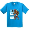 thumbnail image 3 of Inktastic Bigfoot Trail Hike Hiking Sasquatch Youth T-Shirt, 3 of 5