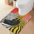 thumbnail image 2 of Yayeee Bath Rugs for Bathroom Floor Set of 2 Non Slip Fluffy Soft Absorbent Mat, Abstract Boat, 2 of 7