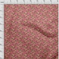 thumbnail image 4 of oneOone Polyester Spandex Pink Fabric Abstract Floral Sewing Material Print Fabric By The Yard 56 Inch Wide, 4 of 5