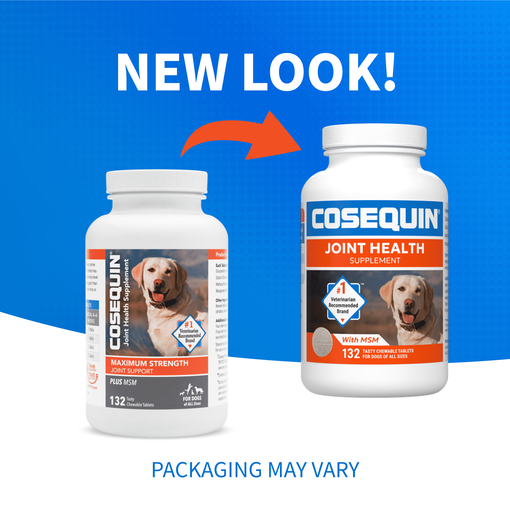 Nutramax Cosequin Strength Plus MSM Glucosamine Chewable Joint Health Support for Dogs 132 Tablets Walmart