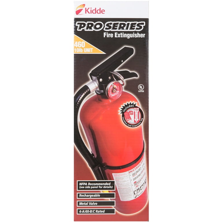 Kidde Pro 4-A:60-B:C Rechargeable Fire Extinguisher - Walmart.com