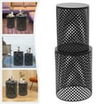 thumbnail image 2 of ToppiJoy 2PCs Outdoor Freestanding Side Table,Cylindrical Small Accent Table, Metal Modern Conner Table, Indoor End Table for Porch,Backyard(Black), 2 of 22