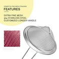 thumbnail image 4 of Multiple Size Quality Stainless Steel Mesh Strainer Colander Wire Mesh Sieve Fine Filter, 4 of 8