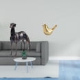 thumbnail image 2 of Estatua De Perro, Figura De Animal De Resina, Decoración Moderna Para El Hogar, Centro De Mesa, Escultura De Escritorio Para Sala De Estar, Hotel, Adorno Navideño De Pájaros Dorados, Estatua, 2 of 8