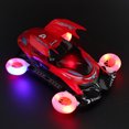 thumbnail image 6 of Suodoka Children Electric Car Toy, Universal Four Wheel Rotating Car Toy with Light and Music, Transforming Toy Car with Door Opening for Kids Boys Girls, Red (9.45 inches / 24 cm), 6 of 9