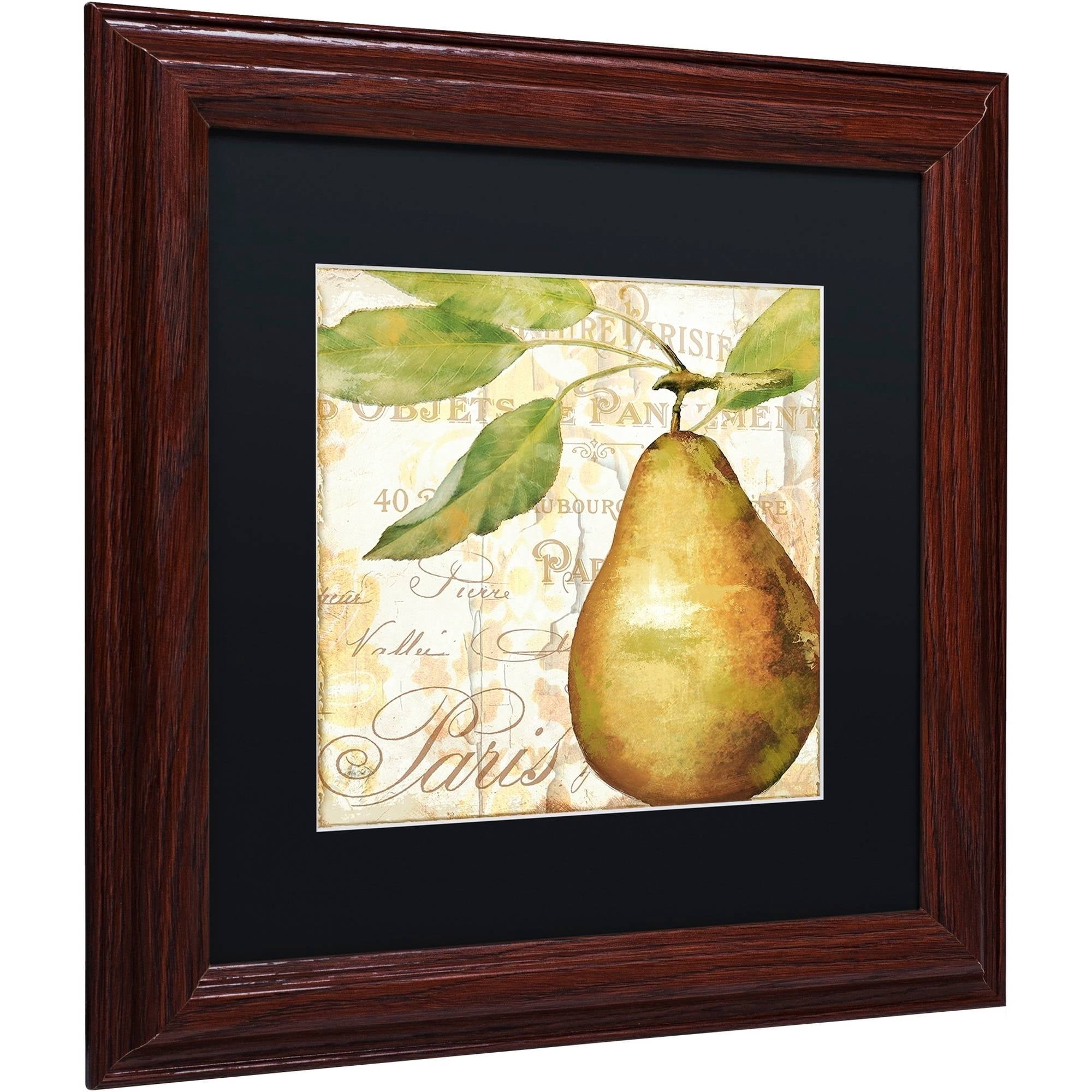 Trademark Fine Art "Cafe d?Or VI" Canvas Art by Color Bakery Black Matte, Wood Frame