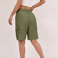 thumbnail image 5 of Zorckvet Womens Hiking Cargo Shorts Quick Dry Athletic Shorts for Women Golf Casual Summer Shorts with Pockets, 5 of 9