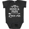 thumbnail image 3 of Inktastic Mimi and Papa Love Me for Grandchild Boys or Girls Baby Bodysuit, 3 of 5