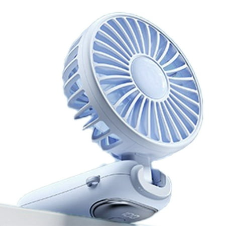 

Folding Digital Handheld Fan 3600mAh Desktop Mini Fan USB Rechargeable Summer Cooling Fan
