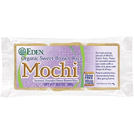 Eden Organic Sweet Brown Rice Mochi, Whole Grain, Traditionally Made In Japan, 10.5 Oz