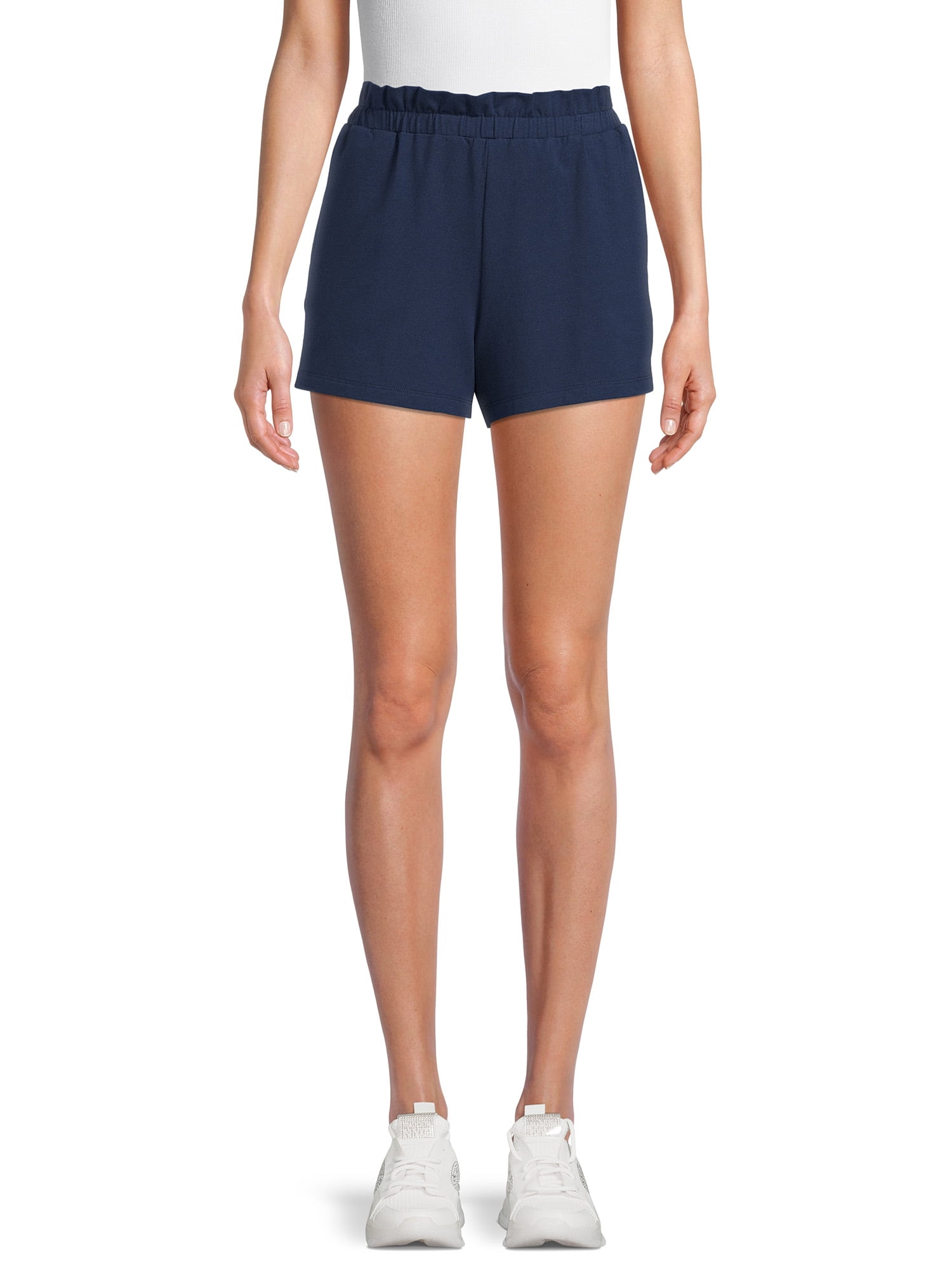 Athletic Works Women's Athleisure Pull On Shorts