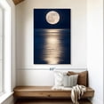 thumbnail image 2 of Elephant Stock Night Ocean Wall Art - Vertical Canvas Wall Art - Living Room Wall Decor - Astronomy & Space Canvas - Blue And Beige Decor - 32" x 48", 2 of 8