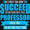 thumbnail image 3 of CafePress - Professor Profession Funny Typography Quot T Shirt - Womens Football Shirt, 3 of 4