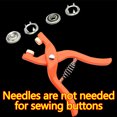 thumbnail image 4 of xaoyunyn Metal Snap Button Kit with Hand Crimping Pliers,150 Sets of Stable Stainless Steel Snaps,Easy Installation for Sewing and Craft Projects,Safe and, 4 of 9