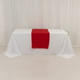 thumbnail image 4 of Balsa Circle 24x72 in Red Premium Scuba Polyester Wide Table Runner Event Decorations, 4 of 8