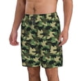 thumbnail image 2 of Balery Camouflage Dinosaur Traje de Baño Estilo Hawaiano para Hombre, Shorts de Secado Rápido con Bolsillos-Medium, 2 of 6