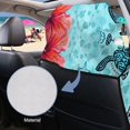 thumbnail image 5 of Uorisanigo Car Front Seat Covers Hibiscus Turtle Front Seat Bucket Towel Car Seat Protector Washable Removable Auto Accessories Universal Fit High Back Seat Covers for Cars, 5 of 8