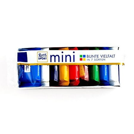ritter sport mini chocolate bars oz per each order walmart
